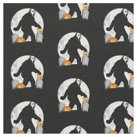 Tissu Halloween Squatchin' (Fermer)