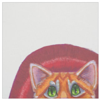Tissu Halloween Vampire Tabby Chat avec chauve-souris