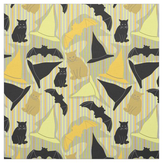 Tissu Halloween Witchy (Échantillon)