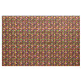 Tissu hamburger cheeseburourg brown (Yard)