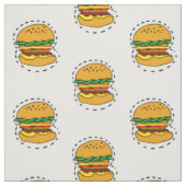 Tissu hamburgers (Échantillon)