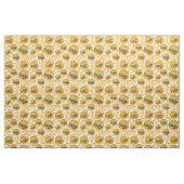 Tissu Hamburgers et frites (Fat Quarter)
