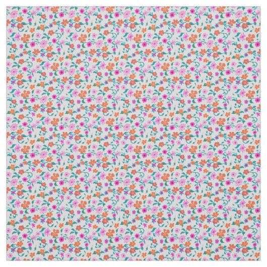 Tissu Hand Drawn Tiny Floral Pattern (Échantillon)