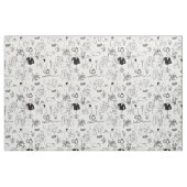 Tissu hand drawn wedding marriage engagement proposal (Fat Quarter)