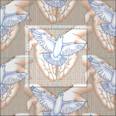 Tissu Hands Dove (Carreau)