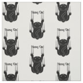 Tissu Hang Sur Chat Noir Thunder_Cove (Échantillon)