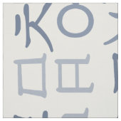 Tissu Hangeul (Échantillon)