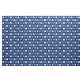 Tissu Hanoukka Blue Menorah Dreidel Motif Chanukah (Fat Quarter)