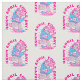 Tissu happy April Fools Day licorne drôle (Échantillon)
