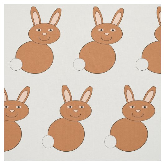 Tissu Happy Easter Bunny Craft Fabric (Échantillon)