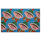 Tissu Happy Elf Fabric (Fat Quarter)