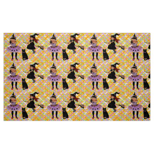 Tissu Happy Halloween Fabric (Fat Quarter)