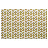Tissu Happy Teddy Bear Fabric (Fat Quarter)