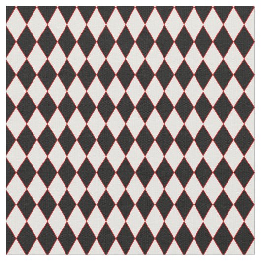 Tissu harlequin blanc noir (Fermer)