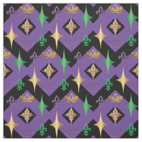 Harlequins Perles Masque Fleur de Lis Mardi Gras
