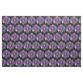 Tissu Harlequins Perles Masque Fleur de Lis Mardi Gras (Fat Quarter)