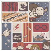 Tissu Harry Potter Motif des scènes de dessin (Fermer)