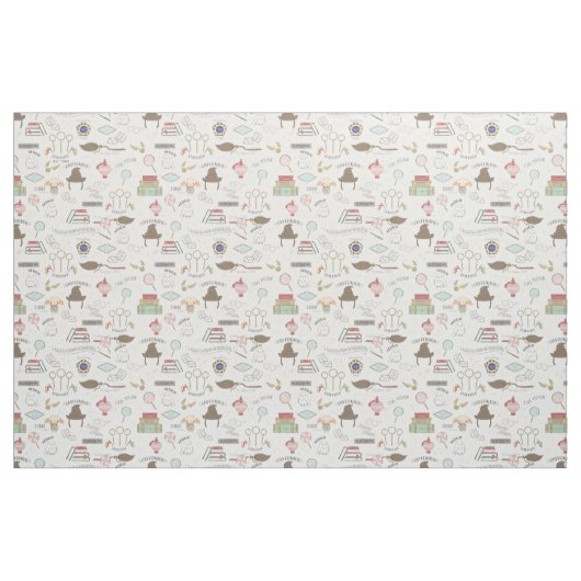 Tissu HARRY POTTER™ Tiny Magic Pattern (Yard)