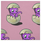 Tissu Hatchling pourpre de dinosaure (Échantillon)