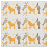 Tissu Hâte pourpre de caniche (Échantillon)