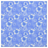 Tissu Hawaïen bleu de Honu de ketmie (Échantillon)
