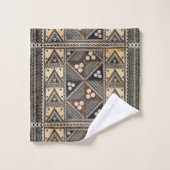 Tissu hawaïen de Tapa de mariage (Gant de toilette)