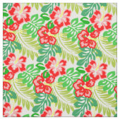 Tissu hawaïen d'impression de fleur de ketmie (Échantillon)