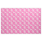 Tissu Hawaïen rose de Honu de ketmie (Fat Quarter)