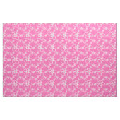Tissu Hawaïen rose de ketmie (Fat Quarter)