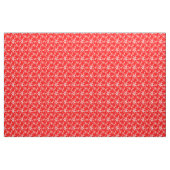Tissu Hawaïen rouge de ketmie (Yard)