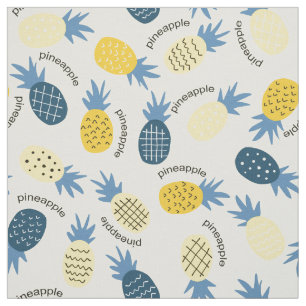 Tissu Hawaiian Pineapple Motif Design tropical