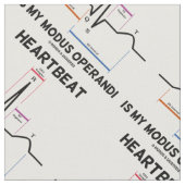 Tissu Hearbeat Est Mon Modus Operandi Electrocardiogramm (Fermer)