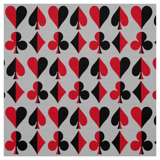 Tissu Heart Spade Diamond Club (Échantillon)