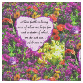 TISSU HÉBREWS 11:1 CONCEPTION FLORALE (Fermer)