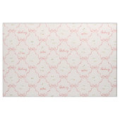 Tissu Hedwig Pink Ribbon Pattern (Fat Quarter)
