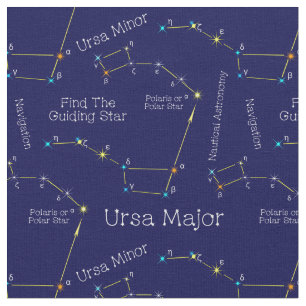 Tissu Hémisphère Nord Trouver Polaris Star