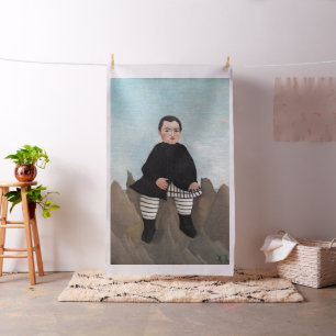 Tissu Henri Rousseau - Garçon sur les rochers