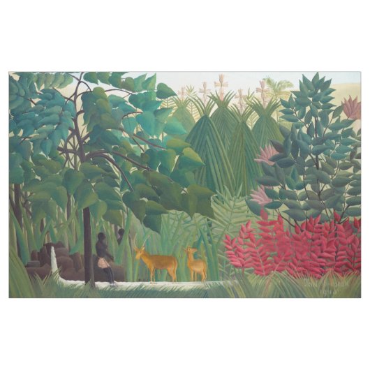 Tissu Henri Rousseau - La cascade (Yard)