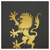 Tissu héraldique d'or de lion (Échantillon)