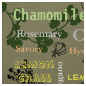 Tissu Herbes (Échantillon)