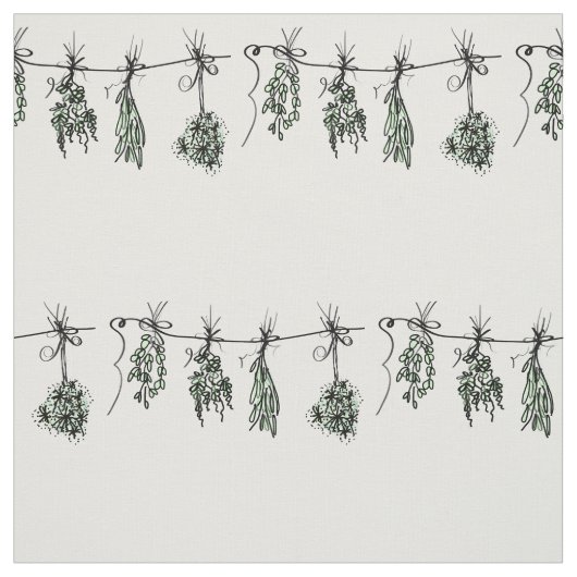 Tissu Herbes du jardin (Échantillon)