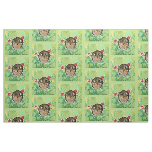 Tissu Hérisson Mignon (Fat Quarter)