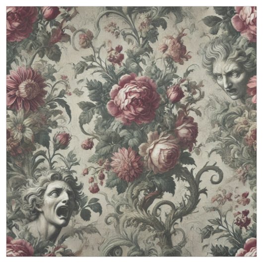 Tissu Héritage creux - Tuile de déclaration gothique (Échantillon)