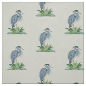 Tissu Héron bleu (Échantillon)