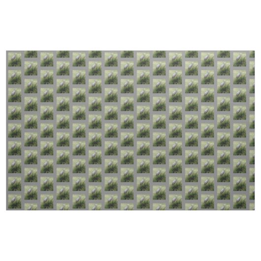 Tissu Héron de grand bleu - jardin (Yard)