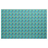 Tissu Heure de l'école | Couleur Arrière - plan modifiab (Yard)