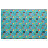 Tissu Heure de l'école | Couleur Arrière - plan modifiab (Fat Quarter)