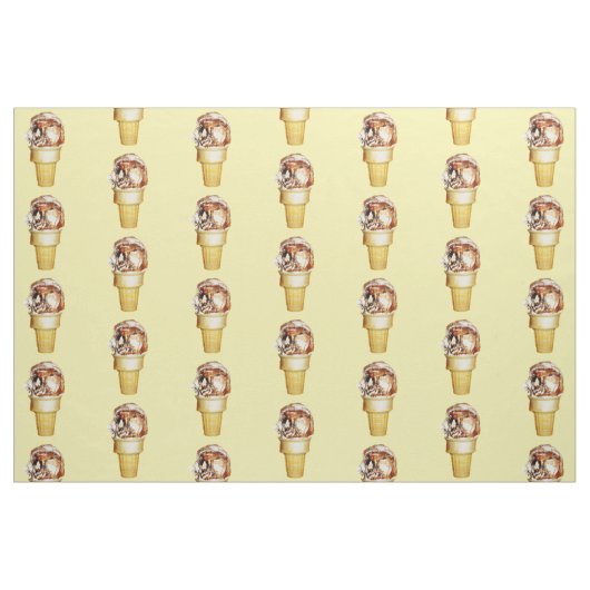 Tissu Heure pour la glace (Fat Quarter)