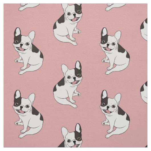 Tissu Heures de récréation d'amusement pour le Frenchie (Échantillon)