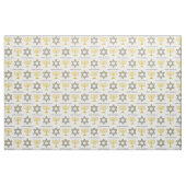 Tissu HEUREUX HANOUKKA | Étoile de David | Menorah (Fat Quarter)